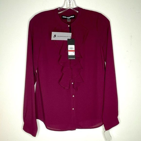 Karl Lagerfeld Tops - Karl Lagerfeld Women’s Blouse Size:XS